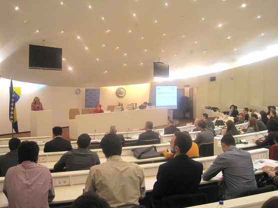 A debate on the Status and Perspective of Youth in Bosnia and Herzegovina held in the Parliamentary Assembly of Bosnia and Herzegovina